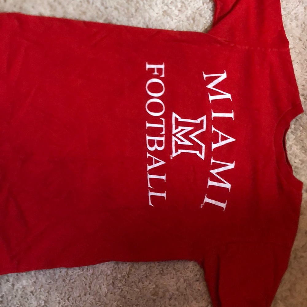 Miami football tshirt